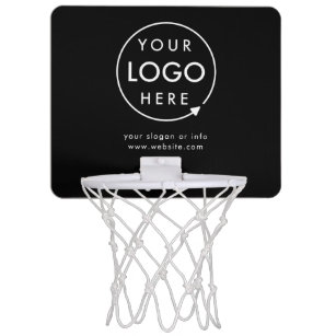 Logo   Unternehmen Minimalistisch Mini Basketball Netz