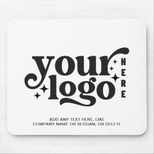 Logo-Unternehmen mit der Markenbezeichnung White P Mousepad