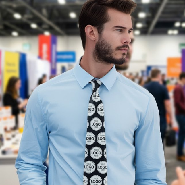 Logo Upload Benutzerdefinierte schwarze Krawatte f (Von Creator hochgeladen)