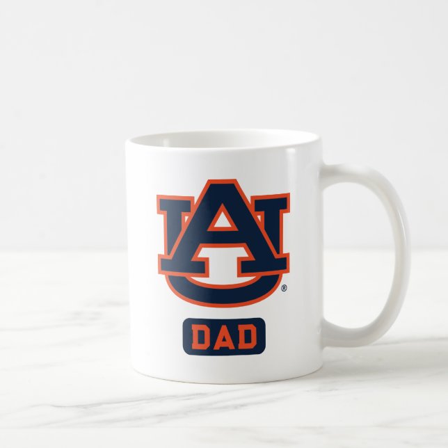 Logo-Vater der Auburn University "AU" Kaffeetasse (Rechts)