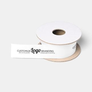 Logo-Verpackung für Unternehmen mit eigener Marke Satinband