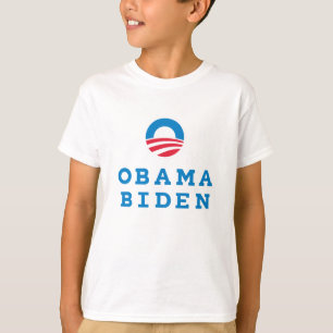 Logo-Vertikale Obama Biden "O" (Farbe) T-Shirt