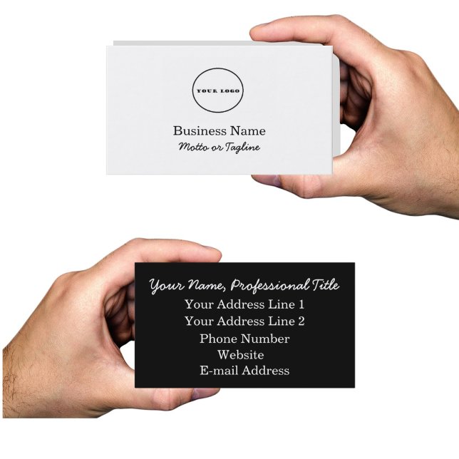 Logo-Visitenkarte Fügen Sie Ihre Visitenkarten hin Visitenkarte (Von Creator hochgeladen)