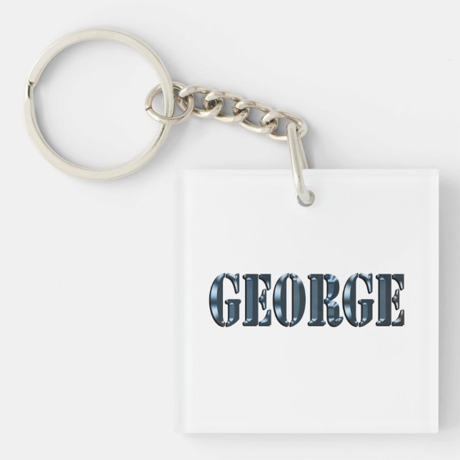 Logo von Blue Dimensional George Schlüsselanhänger (Vorderseite)