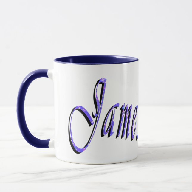 Logo von Blue James, Tasse (Links)