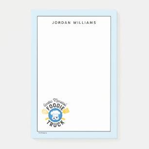 Logo von Cookie Monsters Foodie-LKW Post-it Klebezettel