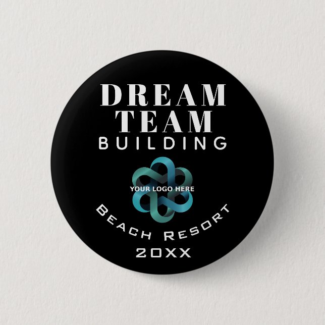 Logo von Dream Team Gebäude Company Button (Vorderseite)