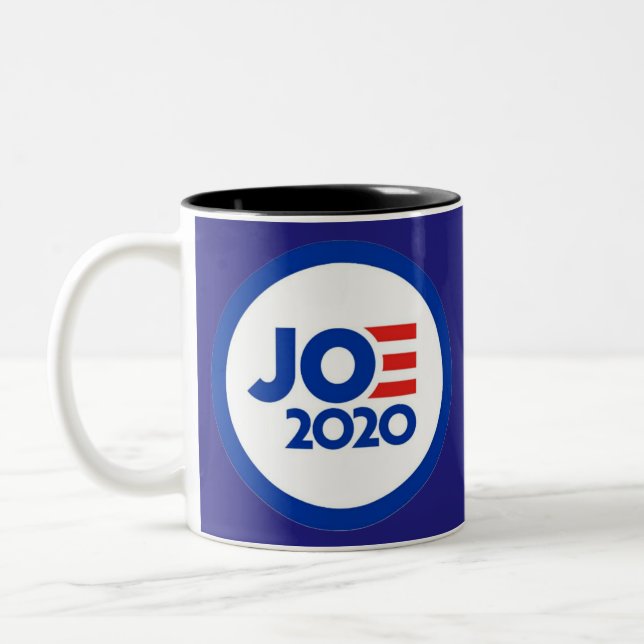 Logo von Joe Biden 2020 Zweifarbige Tasse (Links)