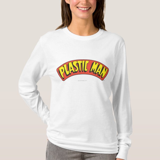 Logo von Plastic Man T-Shirt (Vorderseite)
