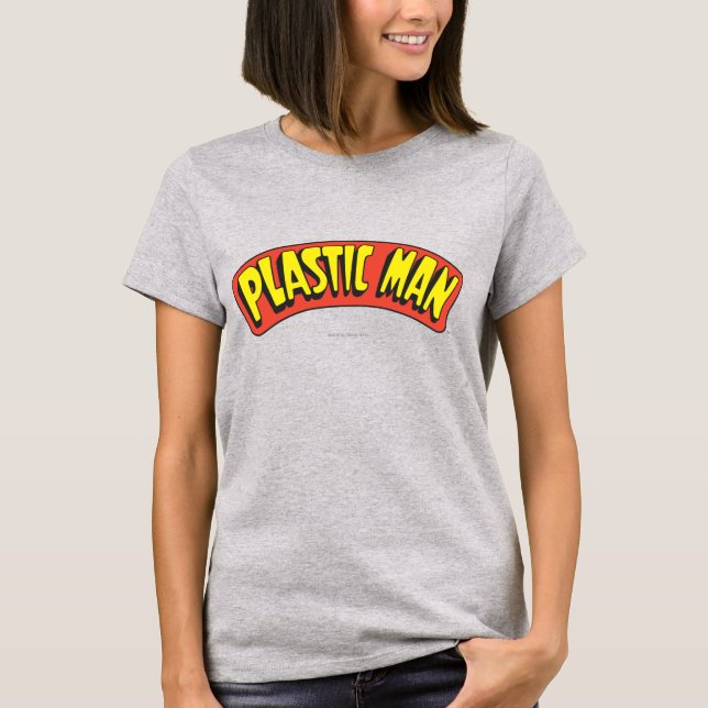 Logo von Plastic Man T-Shirt (Vorderseite)