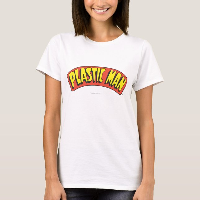 Logo von Plastic Man T-Shirt (Vorderseite)