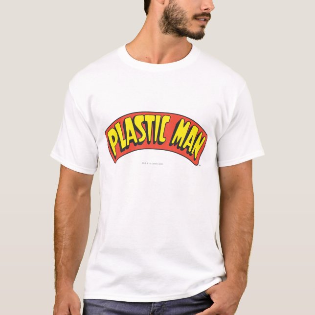Logo von Plastic Man T-Shirt (Vorderseite)