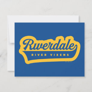 Logo von Riverdale River Vixens Mitteilungskarte