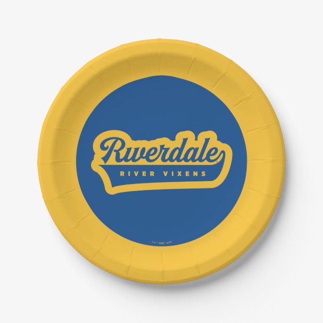 Logo von Riverdale River Vixens Pappteller (Vorderseite)
