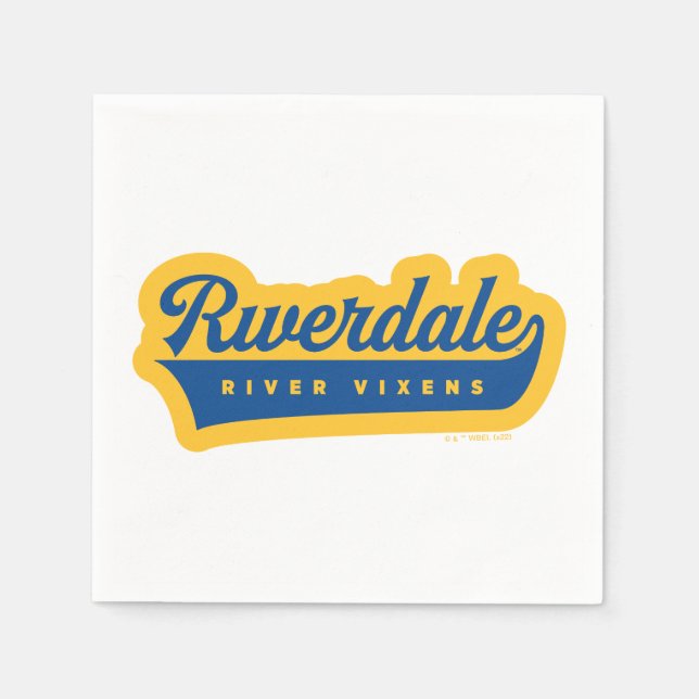 Logo von Riverdale River Vixens Serviette (Vorderseite)