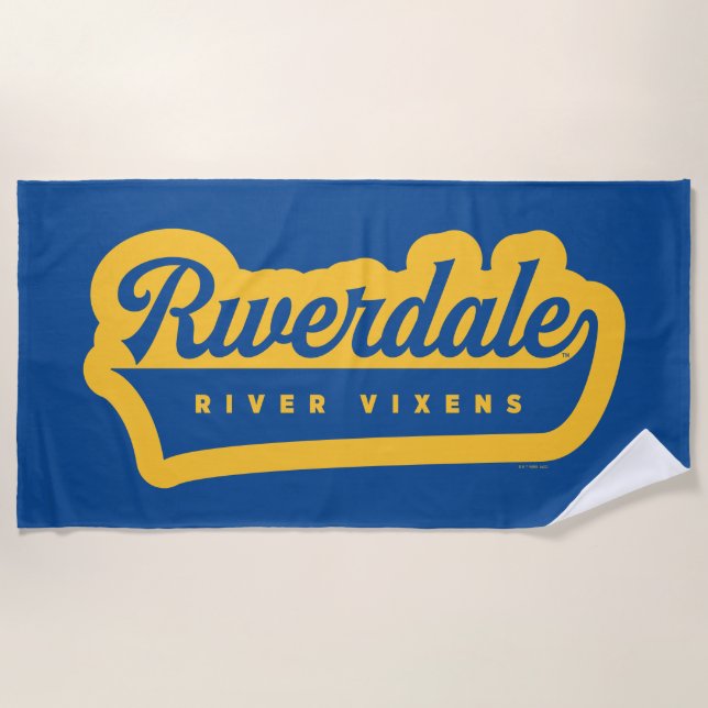 Logo von Riverdale River Vixens Strandtuch (Vorderseite)