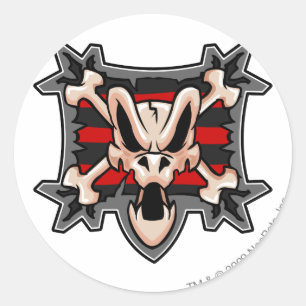 Logo von Team Krawk Island Runder Aufkleber