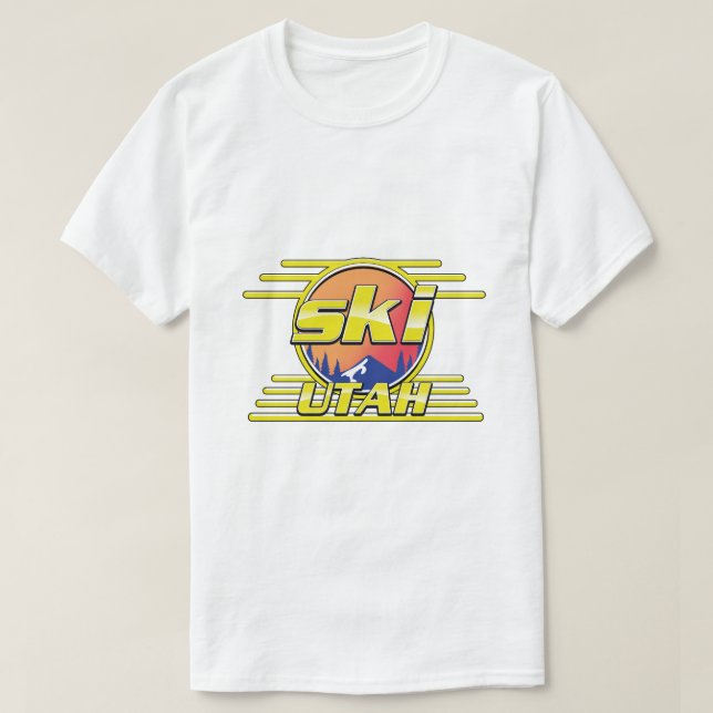 Logo von Utah Ski 1980 T-Shirt (Design vorne)