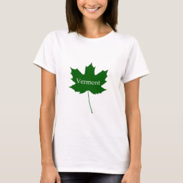 Logo von Vermont USA (Zuckermaple) T-Shirt