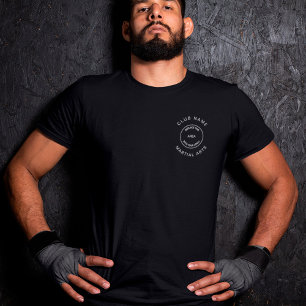 Logo-Vorderseite und Rückseite für den Namen von M T-Shirt