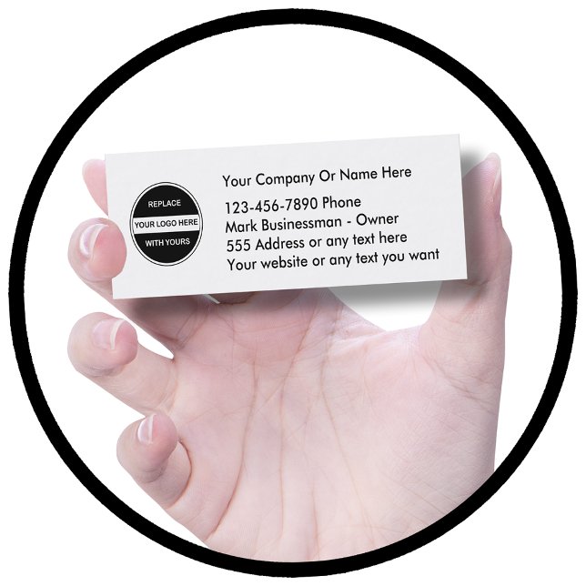 Logo-Vorlage für Visitenkarten Mini Visitenkarte (Von Creator hochgeladen)