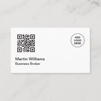 Logo-Vorlage QR-Code-Visitenkarten Visitenkarte