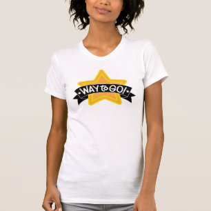 Logo "WAY TO GO"T-Shirt-T - Shirt