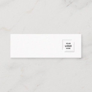 Logo Weiße Ohrstecker Schmuckanzeigekarte Mini Visitenkarte