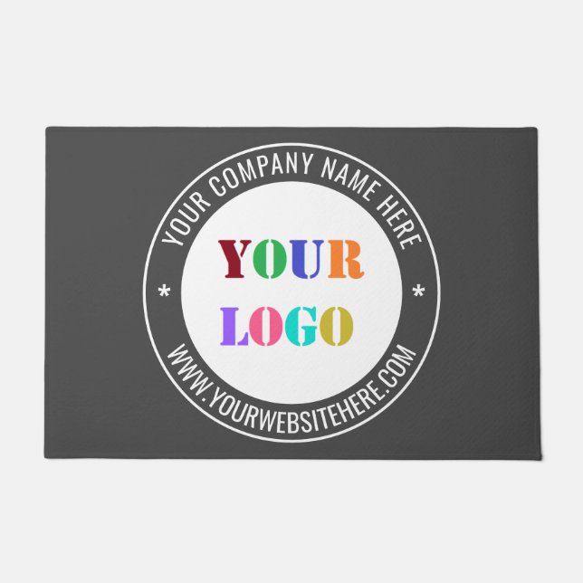Logo-Werbeaktion für benutzerdefinierte Unternehme Fußmatte (Vorderseite)