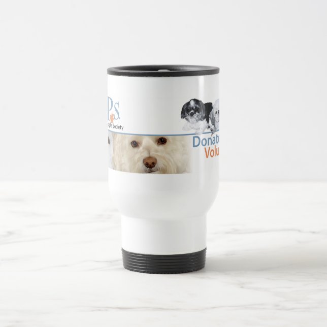 Logo-Werbeartikel mit Shih Tzu Reisebecher (Mittel)