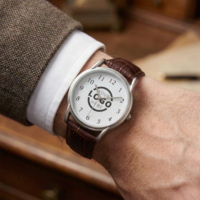 Logo-Werbemarke für kundenspezifische Unternehmen Armbanduhr (Von Creator hochgeladen)