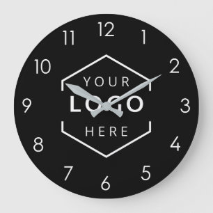 Logo-Werbemarke für kundenspezifische Unternehmen Große Wanduhr