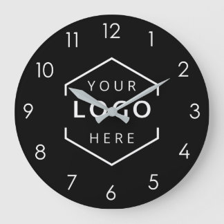Logo-Werbemarke für kundenspezifische Unternehmen Große Wanduhr