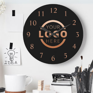 Logo-Werbemarke für kundenspezifische Unternehmen Große Wanduhr