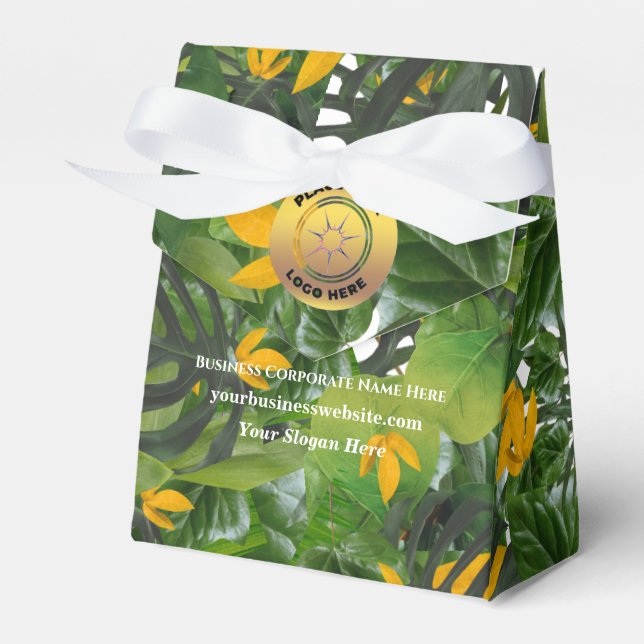 Logo-Werbemarke für Unternehmen Geschenkschachtel (Vorderseite)