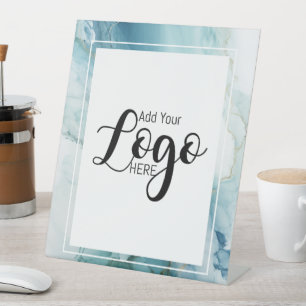 Logo-Werbung für kundenspezifische Produkte Sockelschild