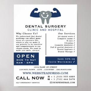 Logo, Zahntechnik, Zahnarztwerbung Poster