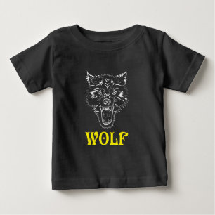 Logo-Zeichen und Symbol-T - Shirt für Wolf