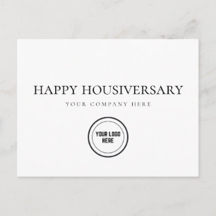 Logo zum Jubiläum des echten Anwesens Happy Zuhaus Postkarte