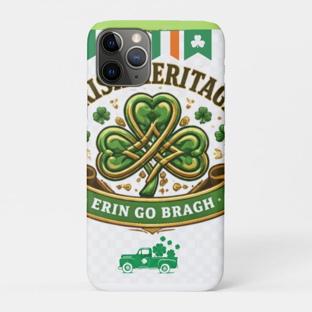 Logo zur Shamrock-Glücksfeier Case-Mate iPhone Hülle (Rückseite)