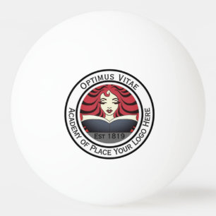 Logogeschäft farbig tischtennisball