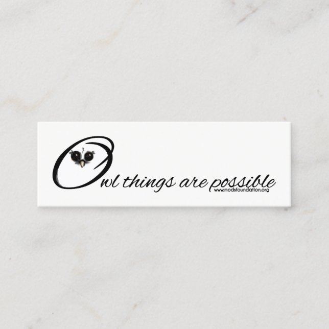 Logogeschäfts-Kartenentwurf der Mod-Grundlage 2. Mini Visitenkarte (Vorderseite)