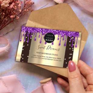 Logohair Makeul Nails Tropfen WELLNESS-CENTER QR C Visitenkarte