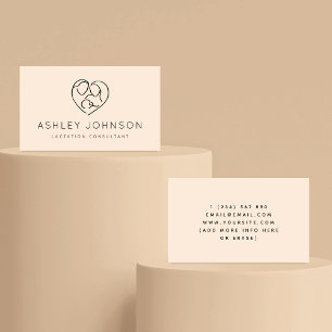 Logokombination für Familien Stillzeit Stillen Visitenkarte