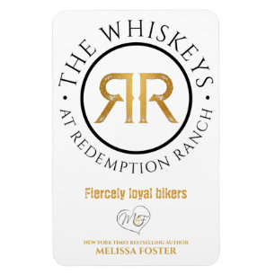 Logokombination Ranch Whiskeys Logo Flexible Magne Magnet