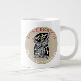 Logokombination Saint Francis Jumbo-Tasse