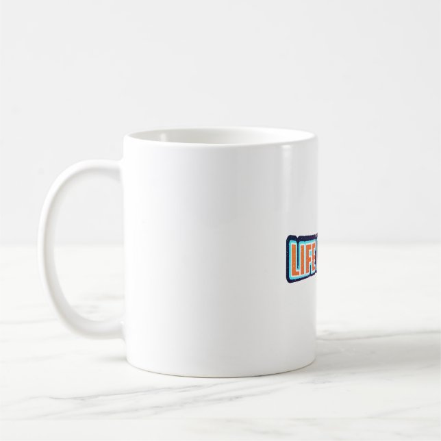 Logolebensdauer ist gut kaffeetasse (Links)
