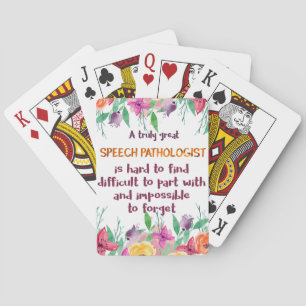 Logopäde Geschenk Schule Sprachtherapeut Spielkarten