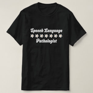Logopäde Retro Gänseblümchen T-Shirt