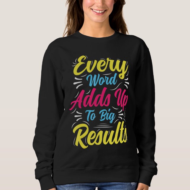 Logopäde Speechie Slp Pathologie Sweatshirt (Vorderseite)